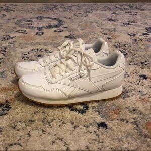 Reebok classic white leather gum sole